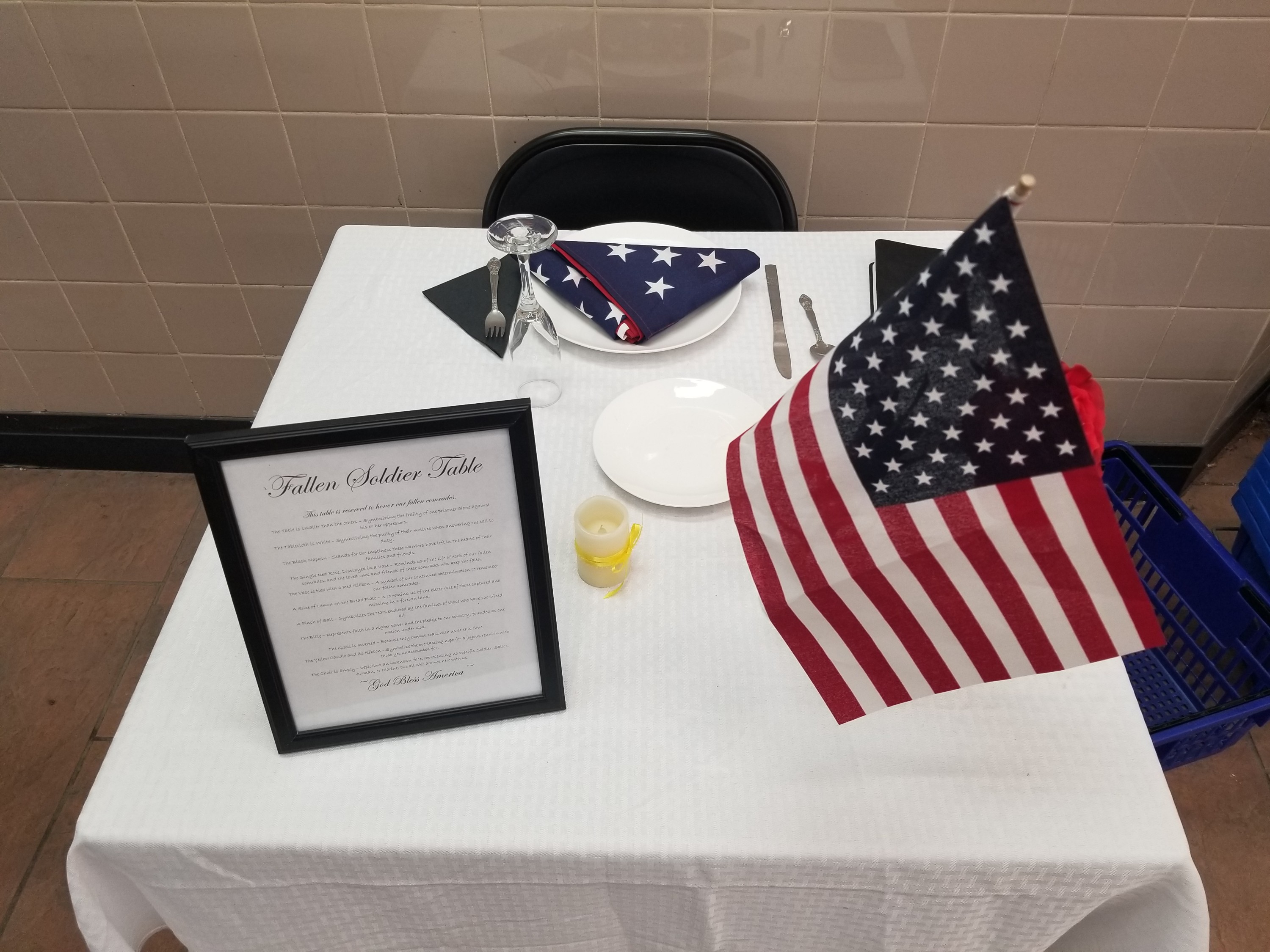 Fallen Soldiers Table